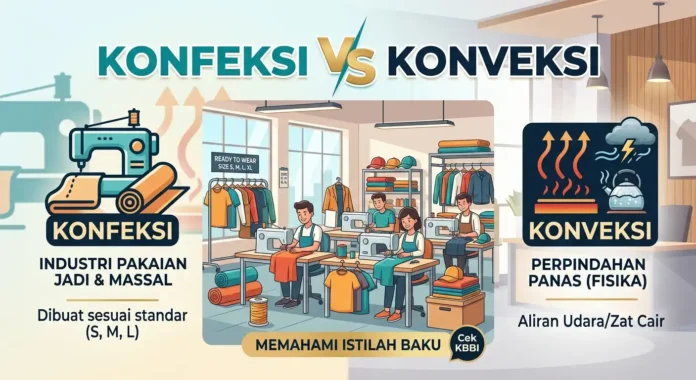 Konveksi atau Konfeksi? Meluruskan Istilah Bisnis Pakaian yang Sering Tertukar